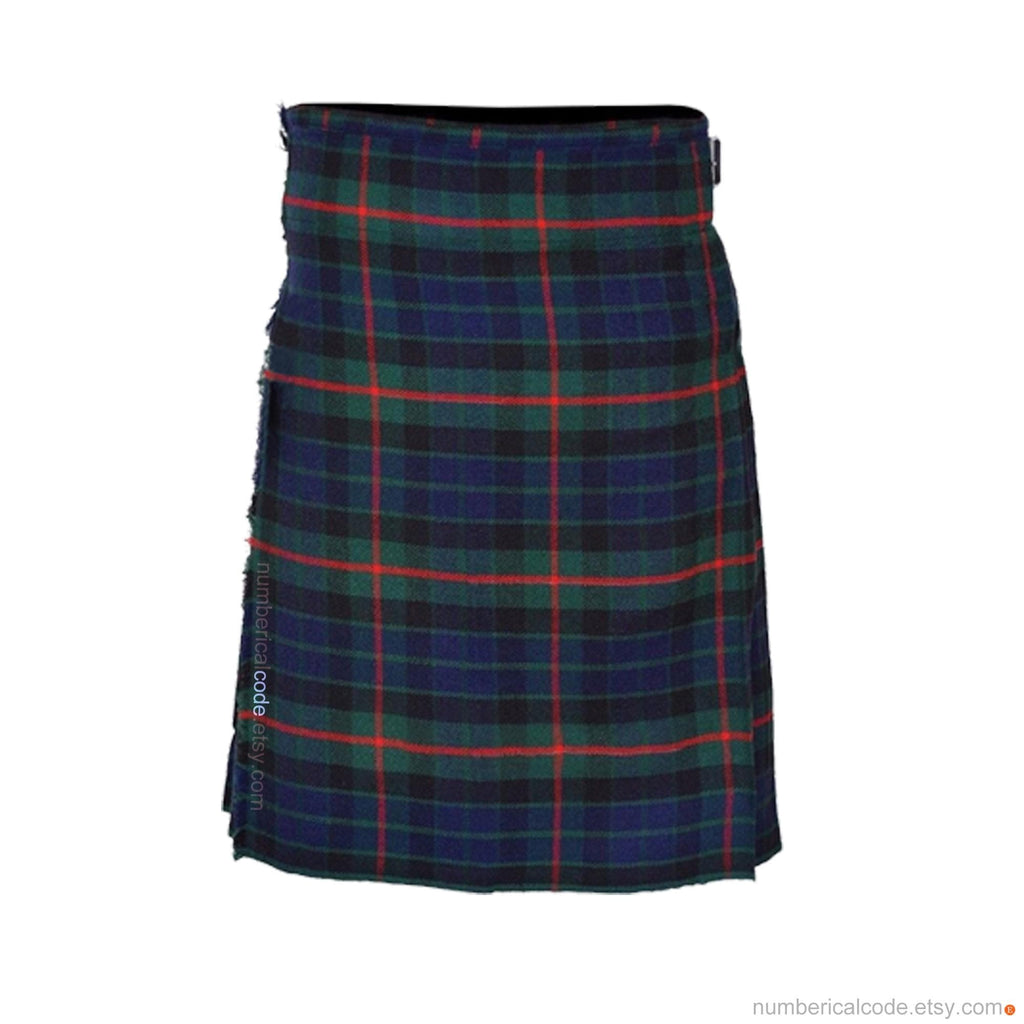 Men's Scottish Traditional 5 Yard Tartan Kilt 13oz Highland Shirt Casual Kilt (6 TARTANS)