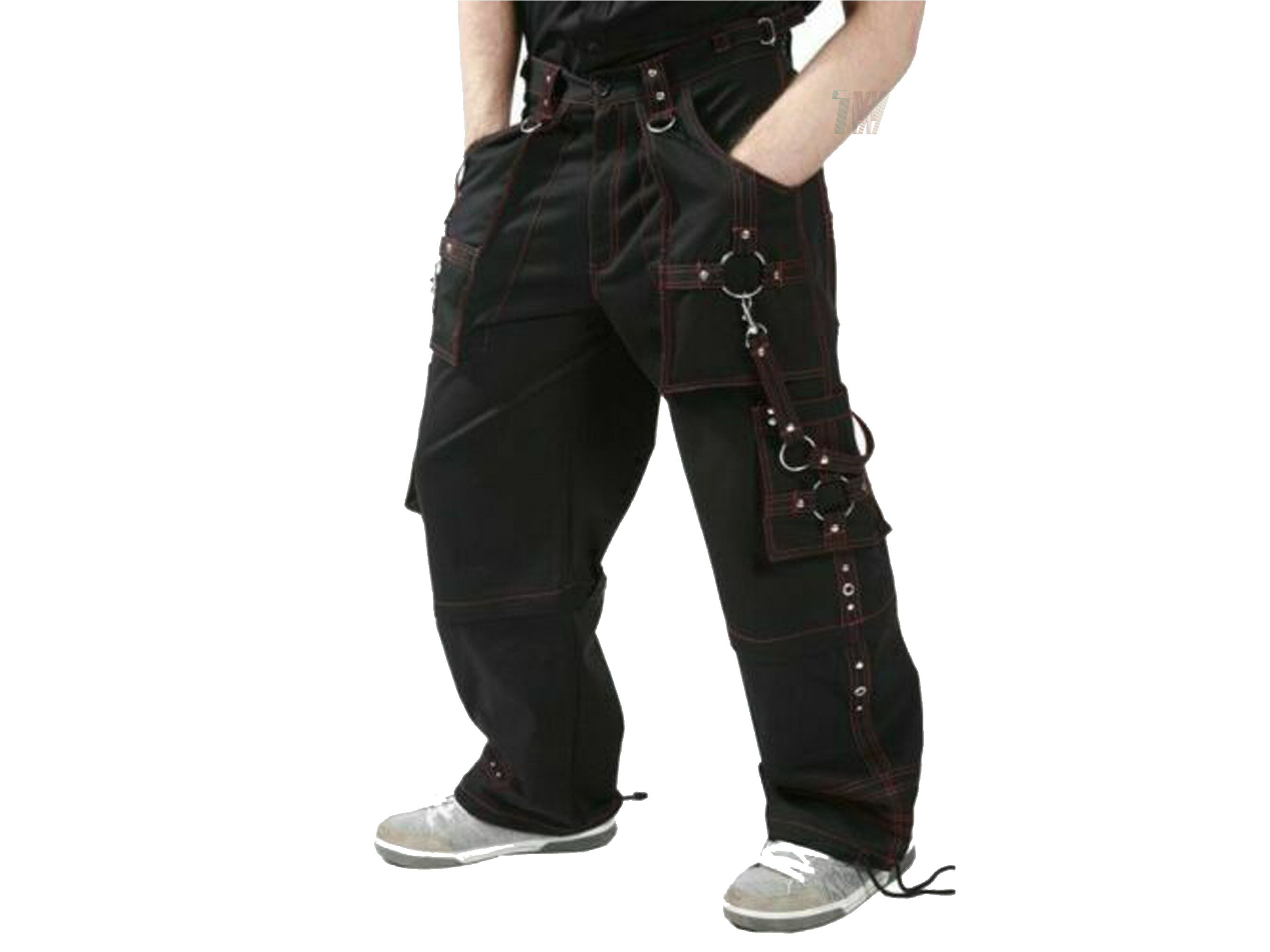 Men's Bondage Trouser Gothic Transformer Baggy Pants Trouser