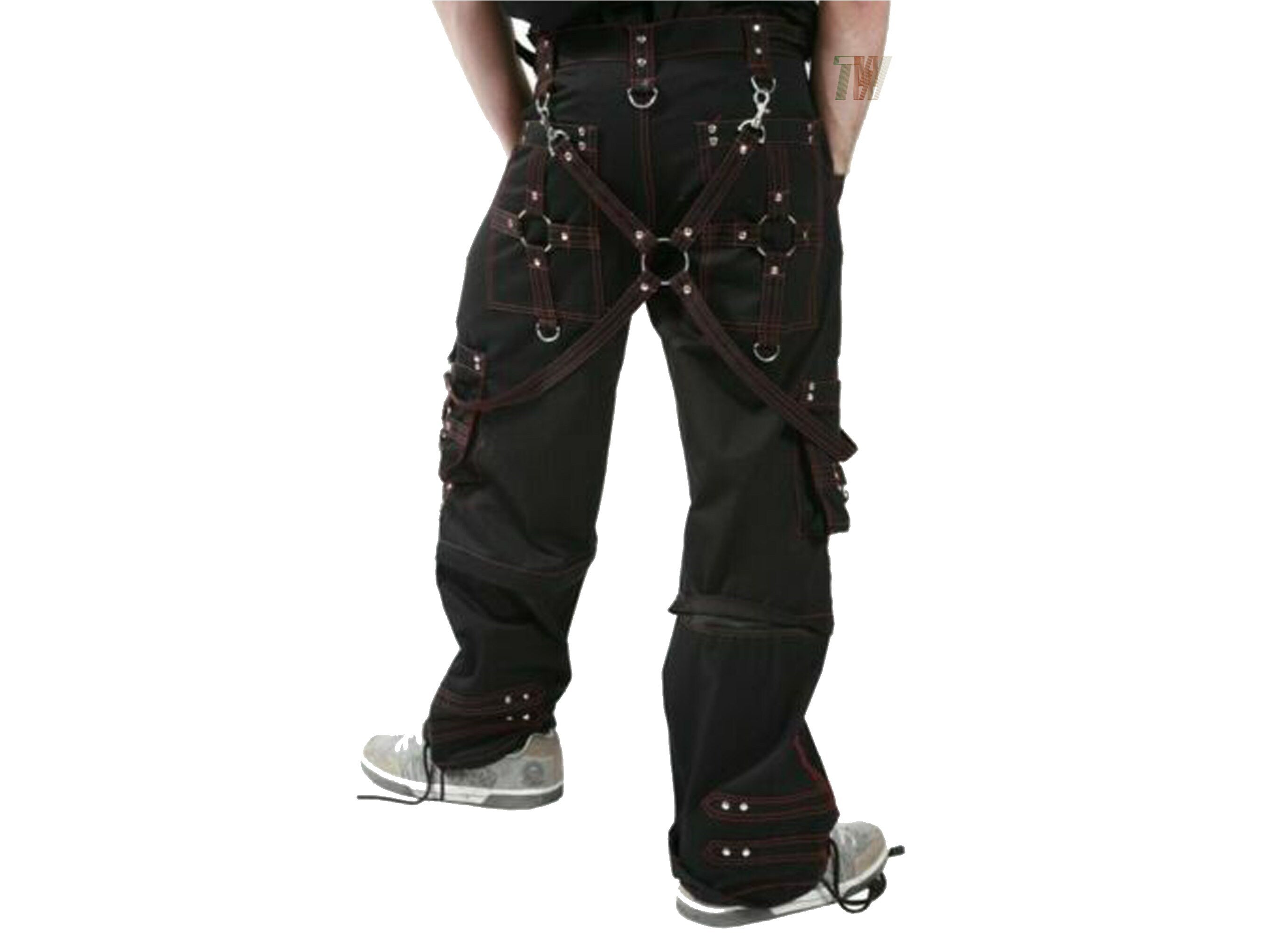 Men's Bondage Trouser Gothic Transformer Baggy Pants Trouser